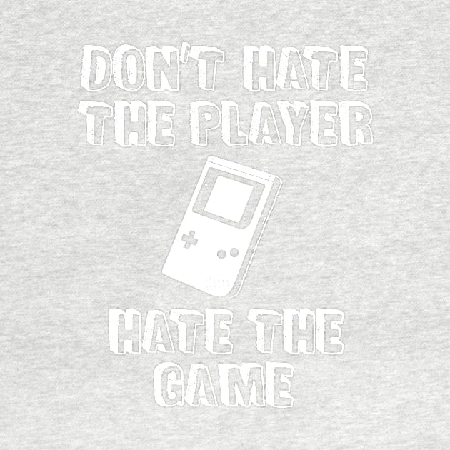 1980's Series Don't Hate The Player Hate The Game by allovervintage